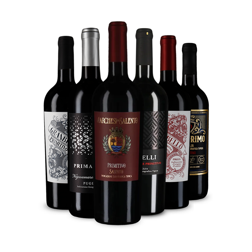 Jednička mezi červenými víny: Primitivo v degustačním balení