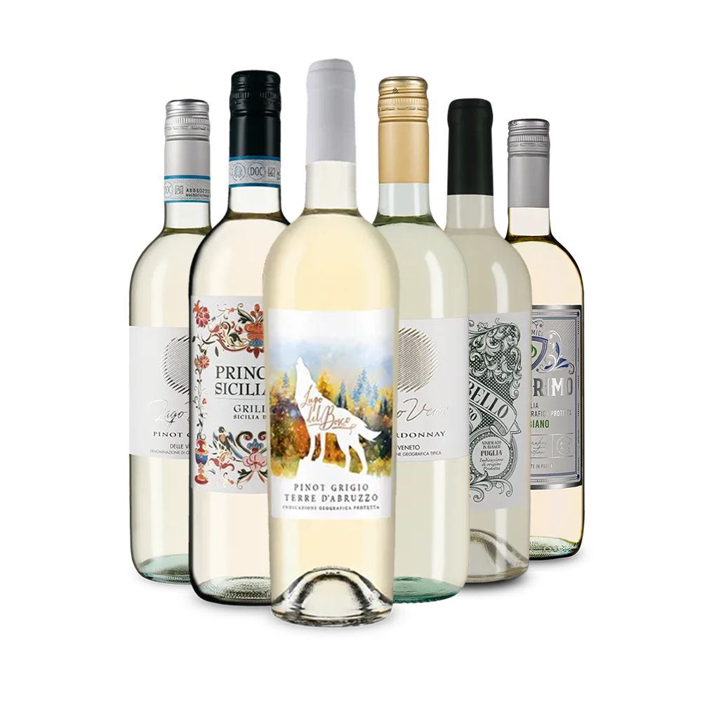 Italská bílá vína: Naše degustační hvězdy v exkluzivním balíčku