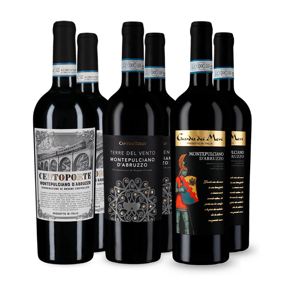 Montepulciano d'Abruzzo v degustačním balení