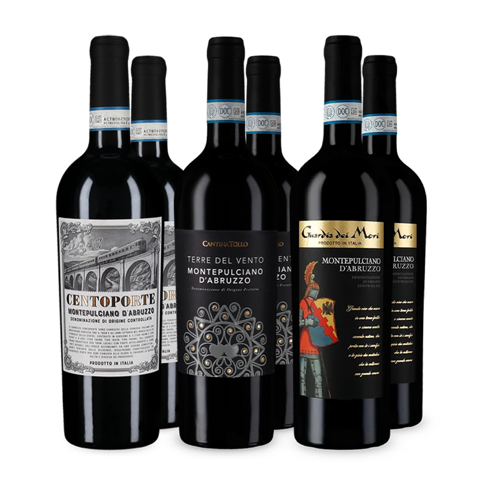 Montepulciano d'Abruzzo v degustačním balení