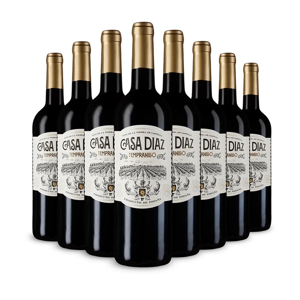 8 lahví Tempranillo 2023 – Gold