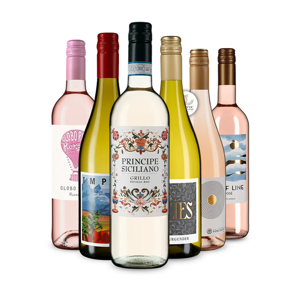 Bílé & Rosé: Vína roku 2025 v balení po 6 kusech – Gold
