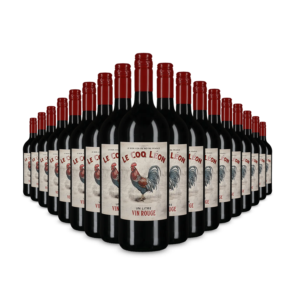 18 lahví Un Litre Vin Rouge – Gold