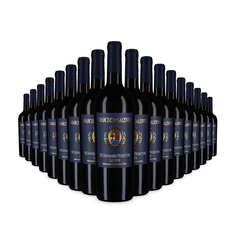 18 lahví Negroamaro Primitivo 2024 – Gold