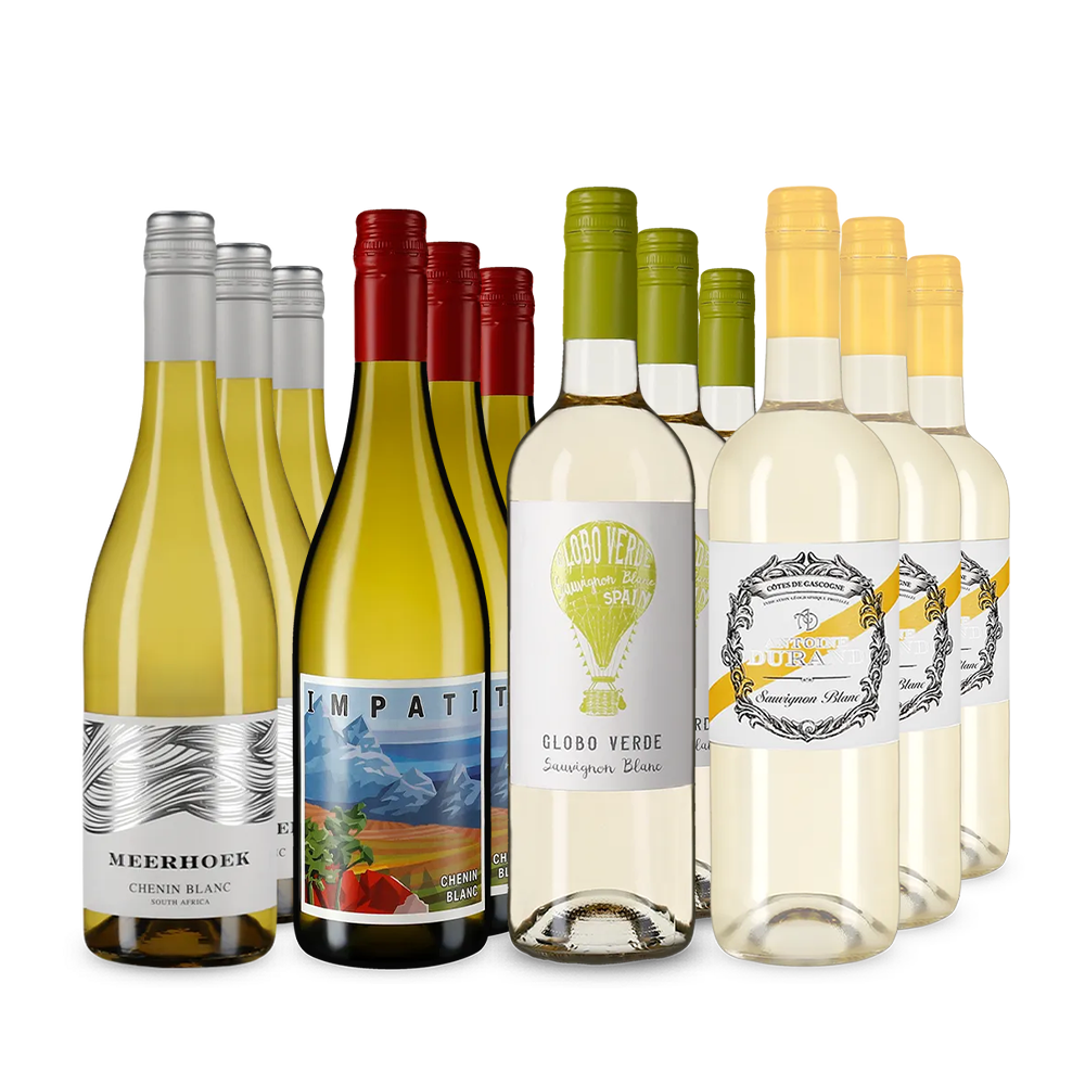 Chenin Blanc a Sauvignon Blanc: zlatí šampioni ve výhodném balení 4x3 – Gold