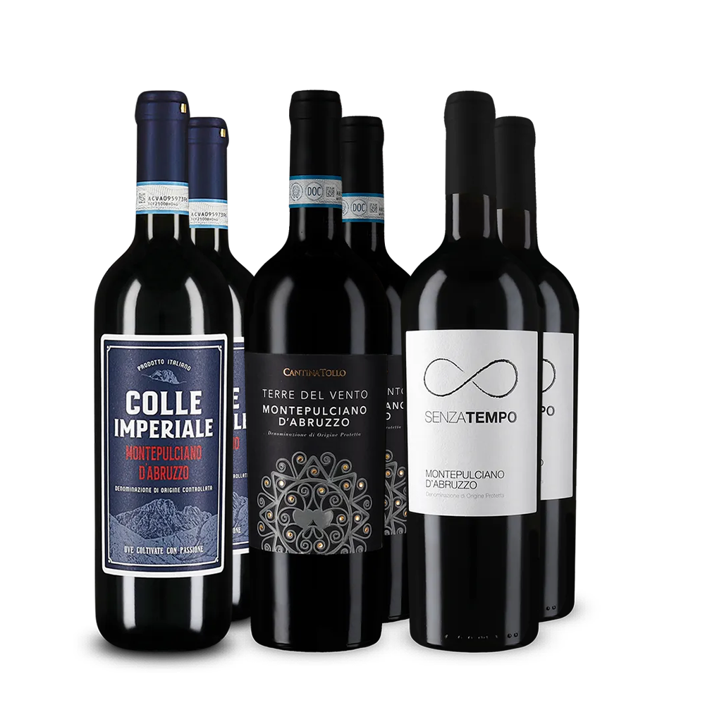Zlaté ocenění: Montepulciano d'Abruzzo v balení 3x2 – Gold