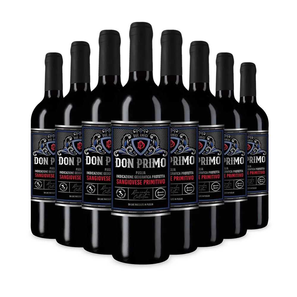 8 lahví Sangiovese Primitivo 2024 – Gold