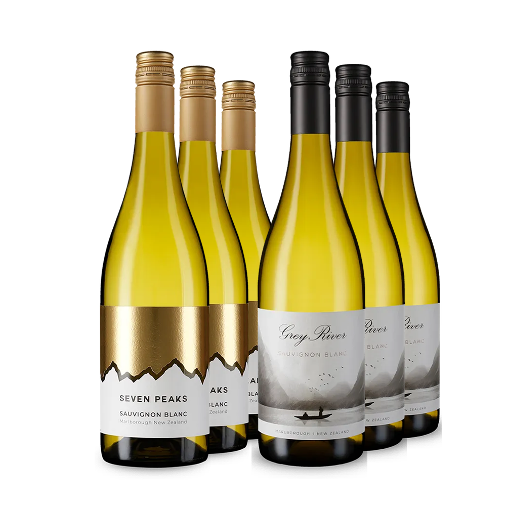 Duo Sauvignonu Blanc z Marlborough ve výhodném balení 2x3 – Gold