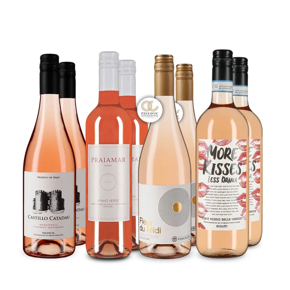 Hvězdná jihoevropská Rosé v balení 4x2 – Gold