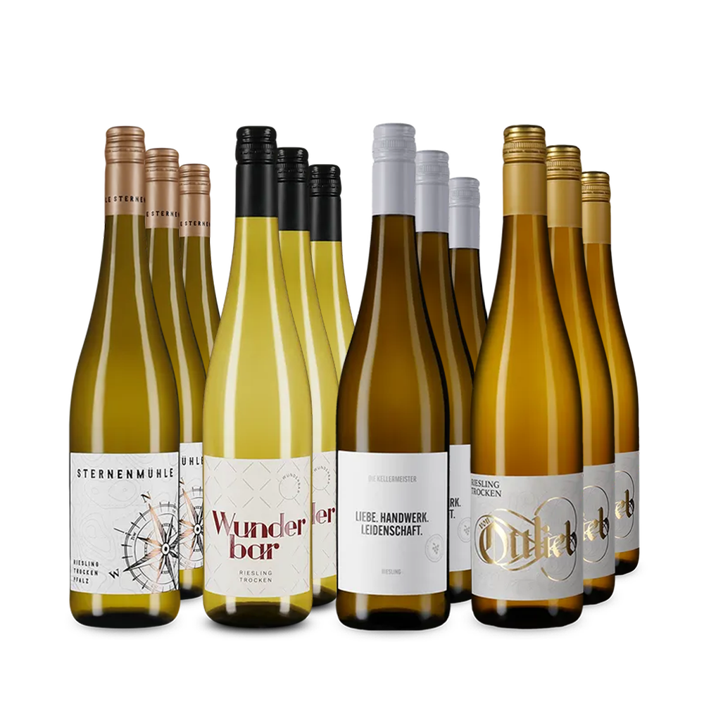 Hvězdné falcké Rieslingy v balení 4x3 – Gold