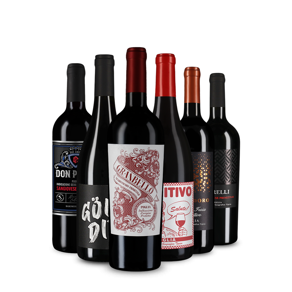 Jednička mezi červenými víny: Primitivo v degustačním balení