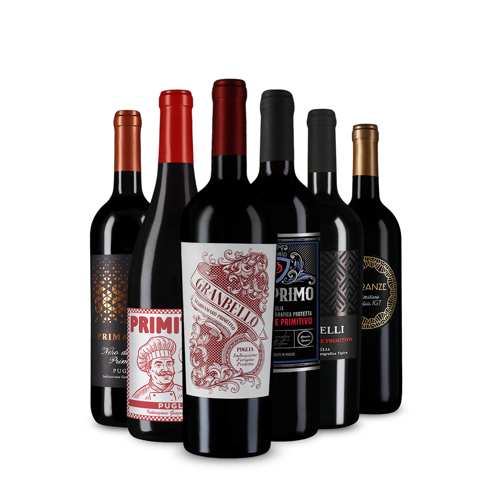Jednička mezi červenými víny: Primitivo v degustačním balení