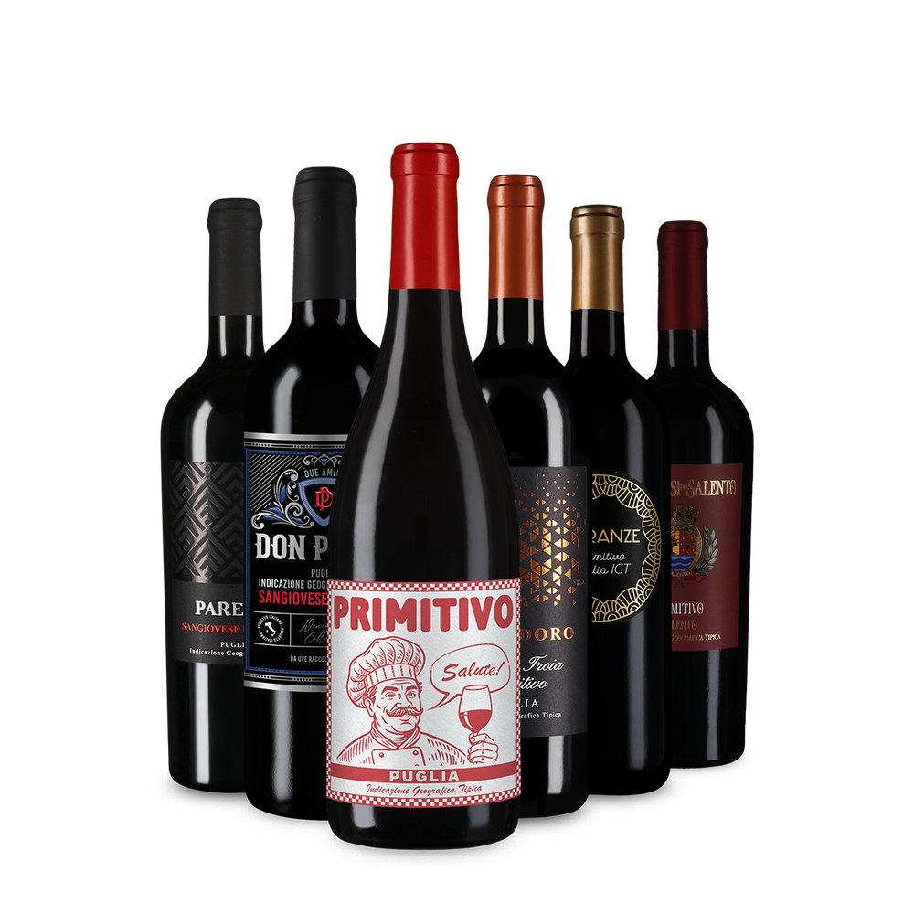 Jednička mezi červenými víny: Primitivo v degustačním balení