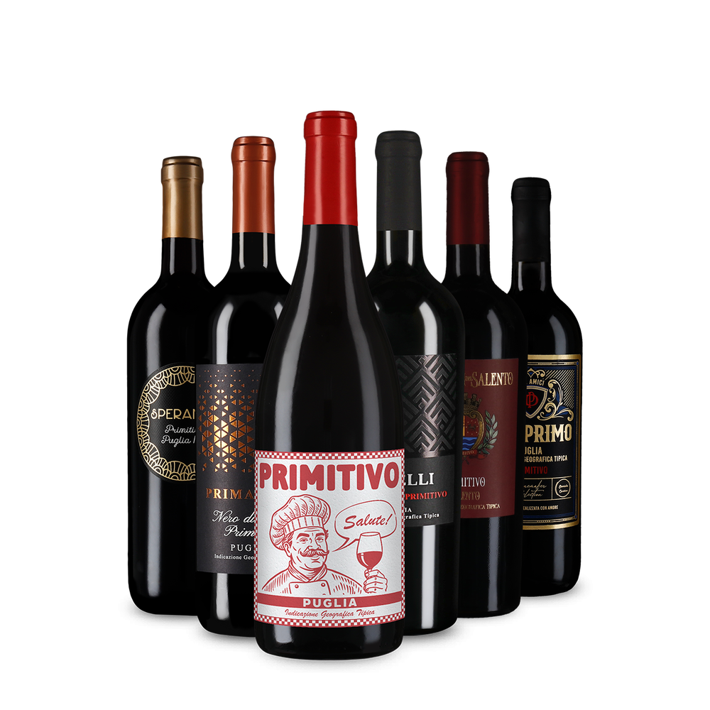 Jednička mezi červenými víny: Primitivo v degustačním balení