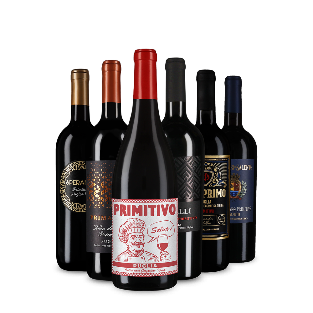 Jednička mezi červenými víny: Primitivo v degustačním balení