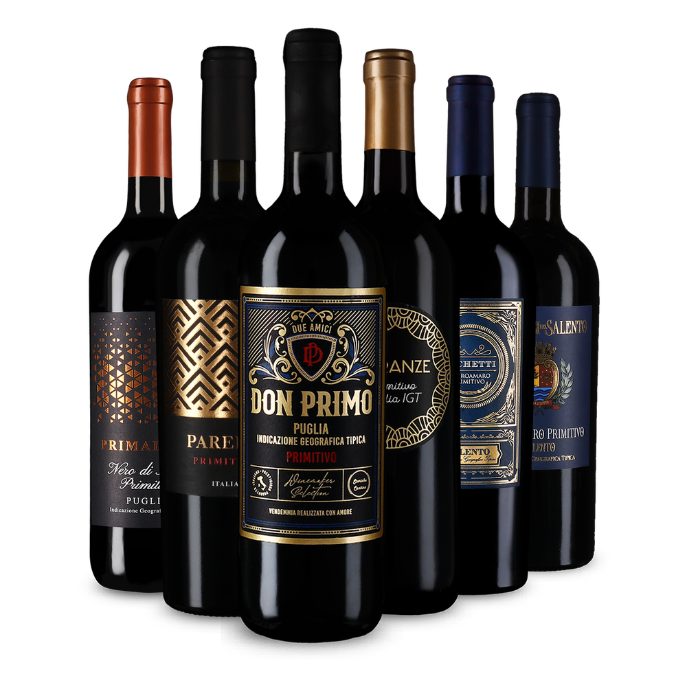 Jednička mezi červenými víny: Primitivo v degustačním balení