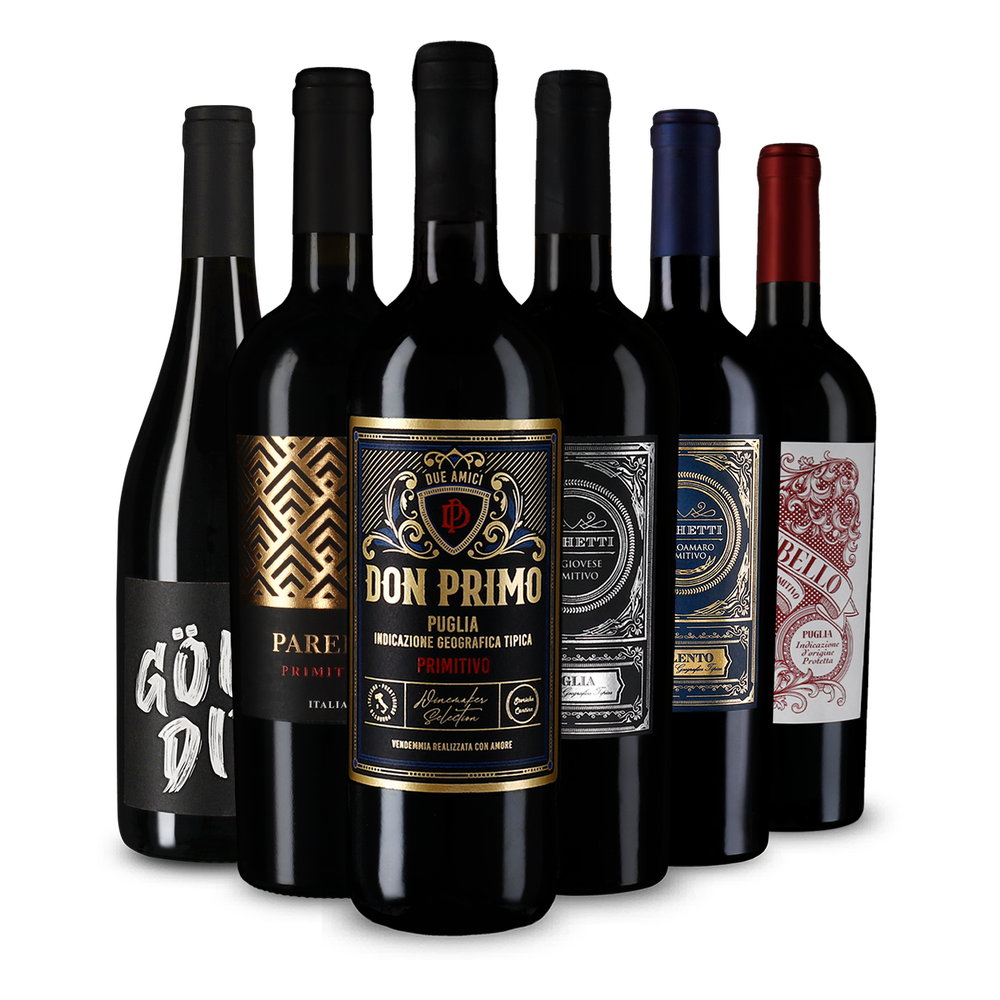Jednička mezi červenými víny: Primitivo v degustačním balení