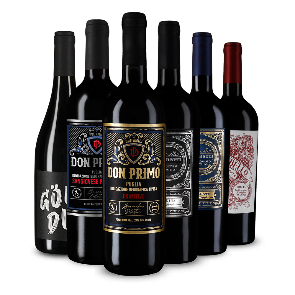 Jednička mezi červenými víny: Primitivo v degustačním balení