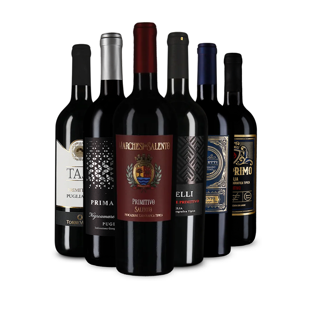 Jednička mezi červenými víny: Primitivo v degustačním balení