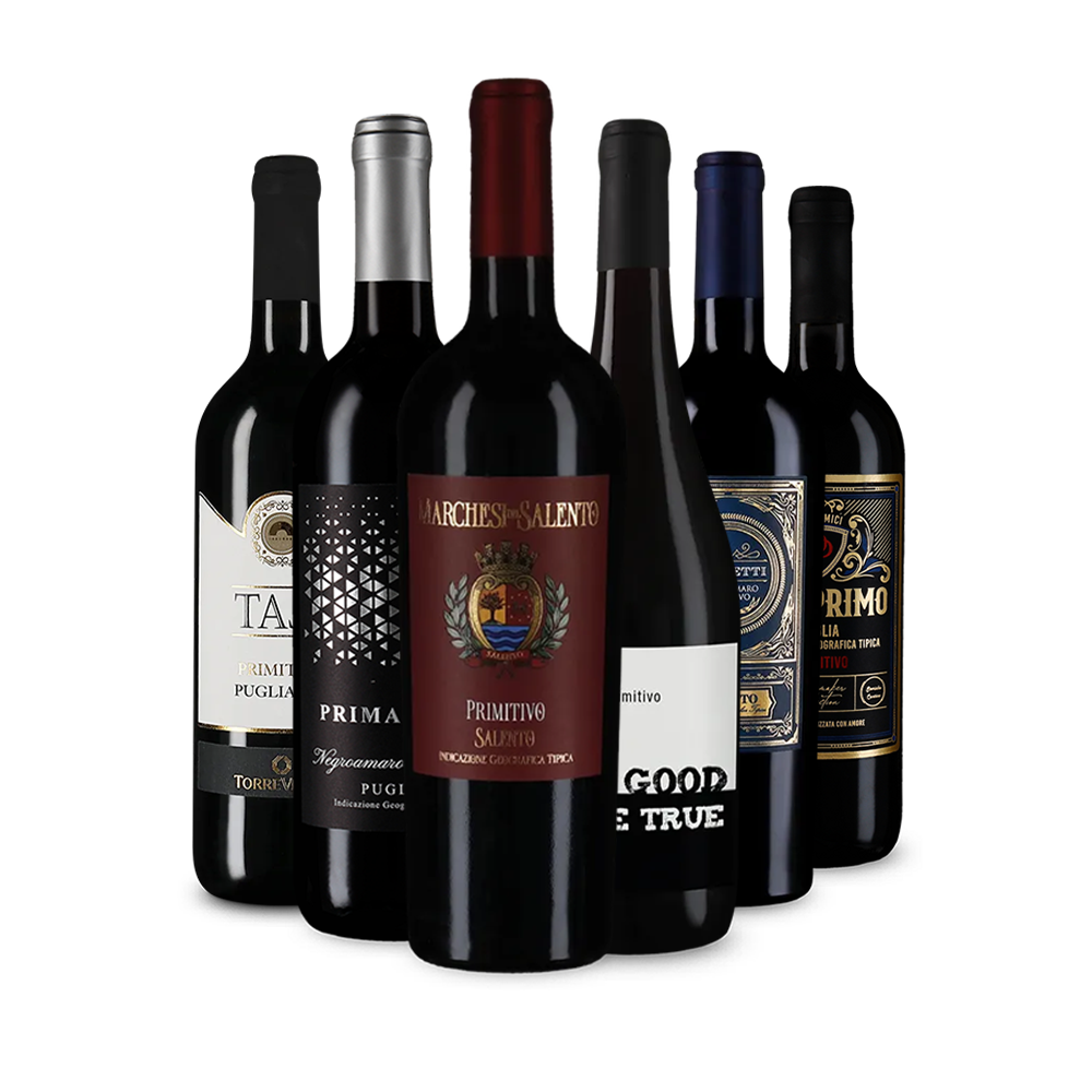 Jednička mezi červenými víny: Primitivo v degustačním balení