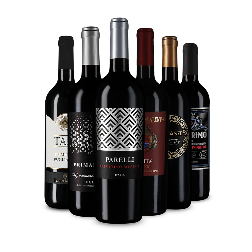 Jednička mezi červenými víny: Primitivo v degustačním balení – Gold