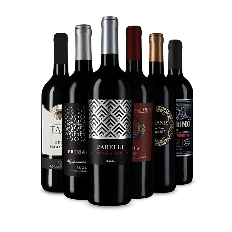 Jednička mezi červenými víny: Primitivo v degustačním balení – Gold