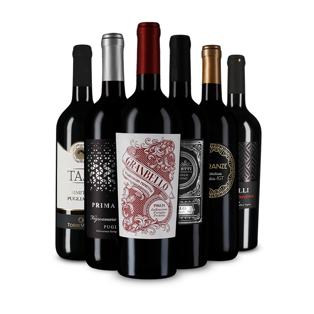 Jednička mezi červenými víny: Primitivo v degustačním balení