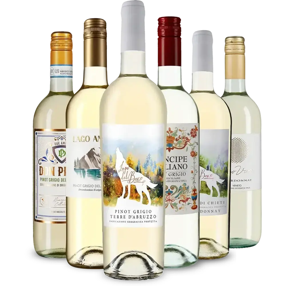 Italská bílá vína: Naše degustační hvězdy v exkluzivním balíčku