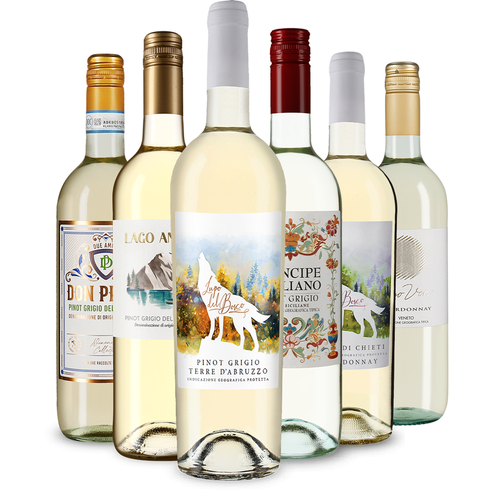 Italská bílá vína: Naše degustační hvězdy v exkluzivním balíčku