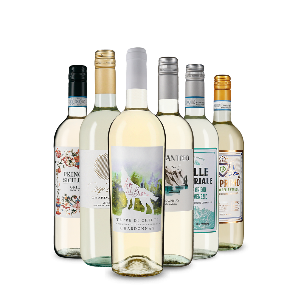 Italská bílá vína: Naše degustační hvězdy v exkluzivním balíčku