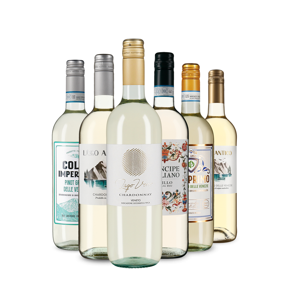 Italská bílá vína: Naše degustační hvězdy v exkluzivním balíčku