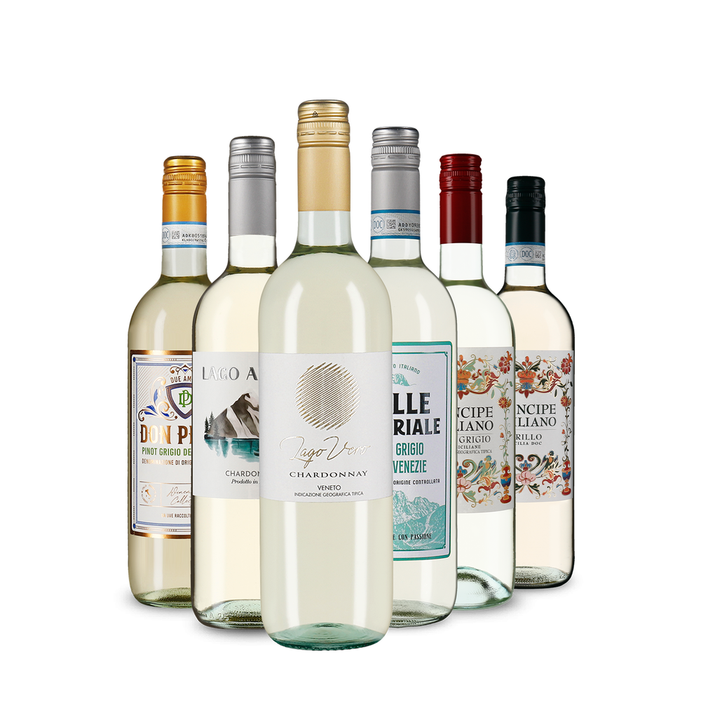 Italská bílá vína: Naše degustační hvězdy v exkluzivním balíčku