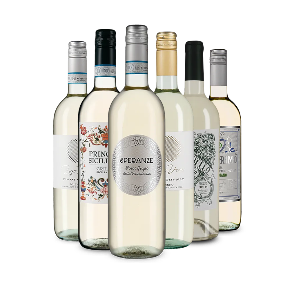 Italská bílá vína: Naše degustační hvězdy v exkluzivním balíčku