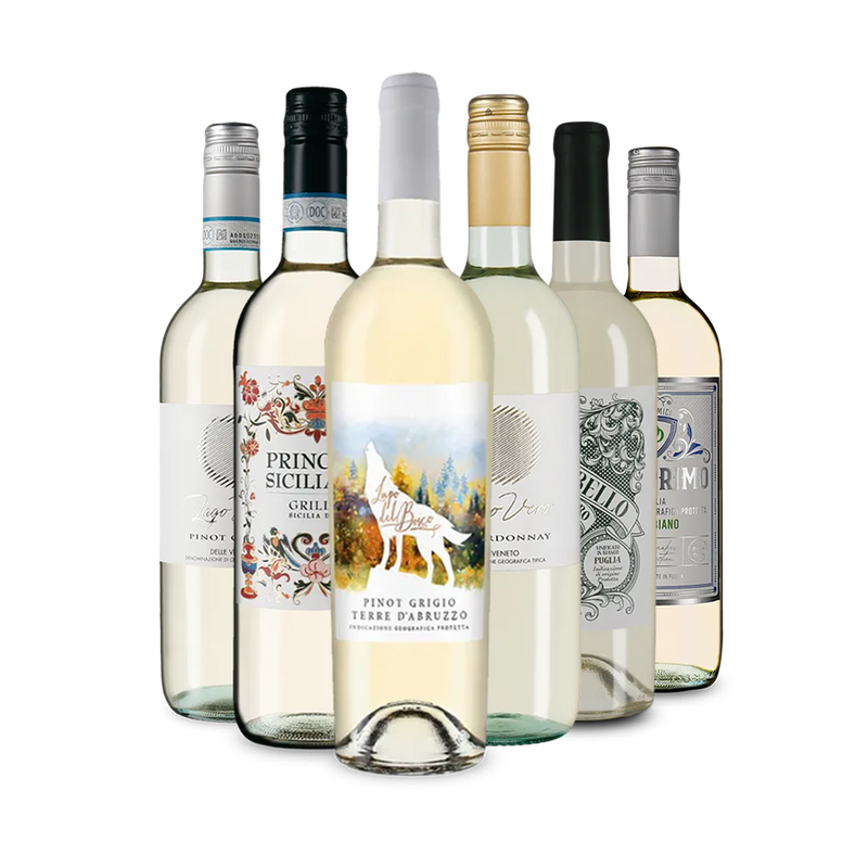 Italská bílá vína: Naše degustační hvězdy v exkluzivním balíčku – Gold