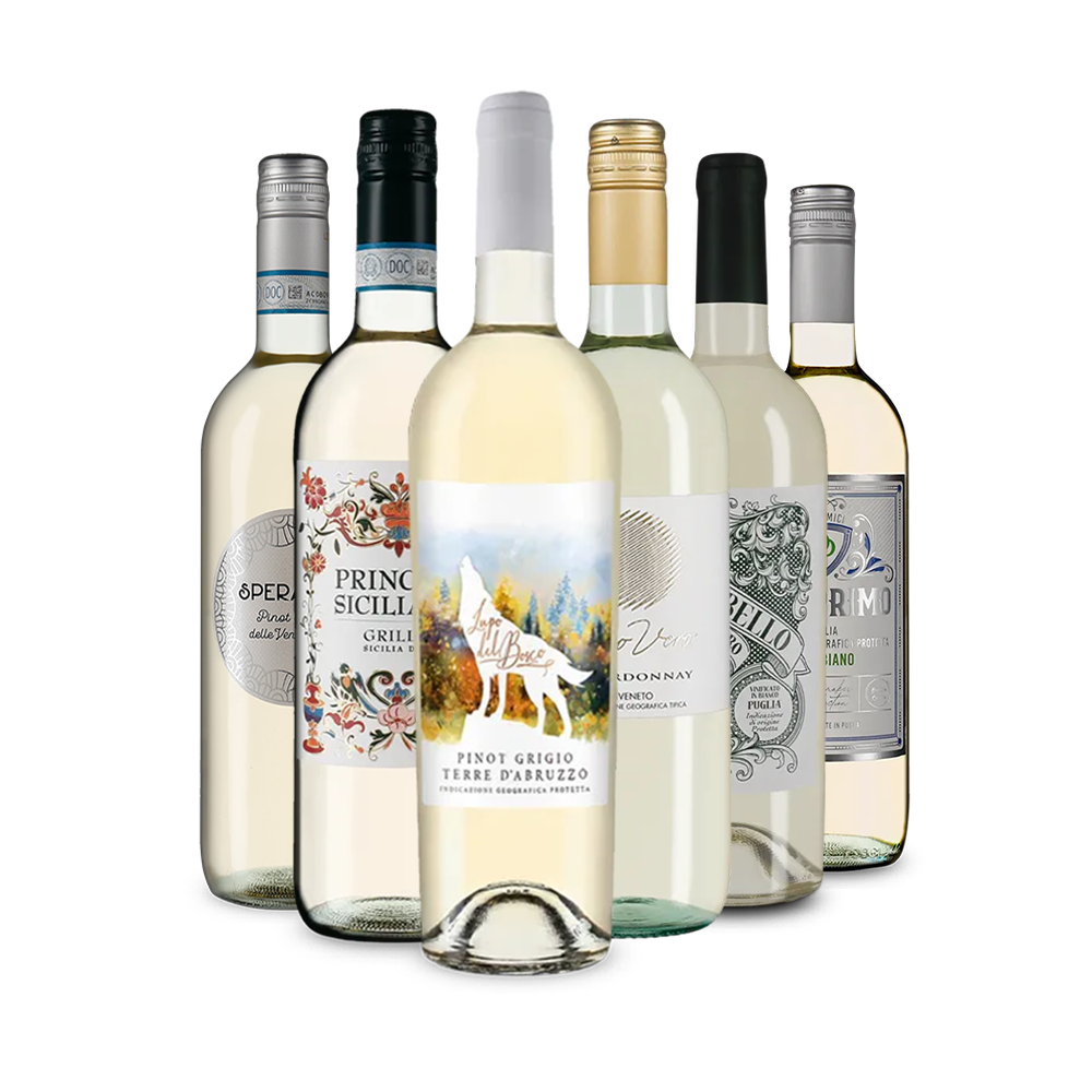 Italská bílá vína: Naše degustační hvězdy v exkluzivním balíčku