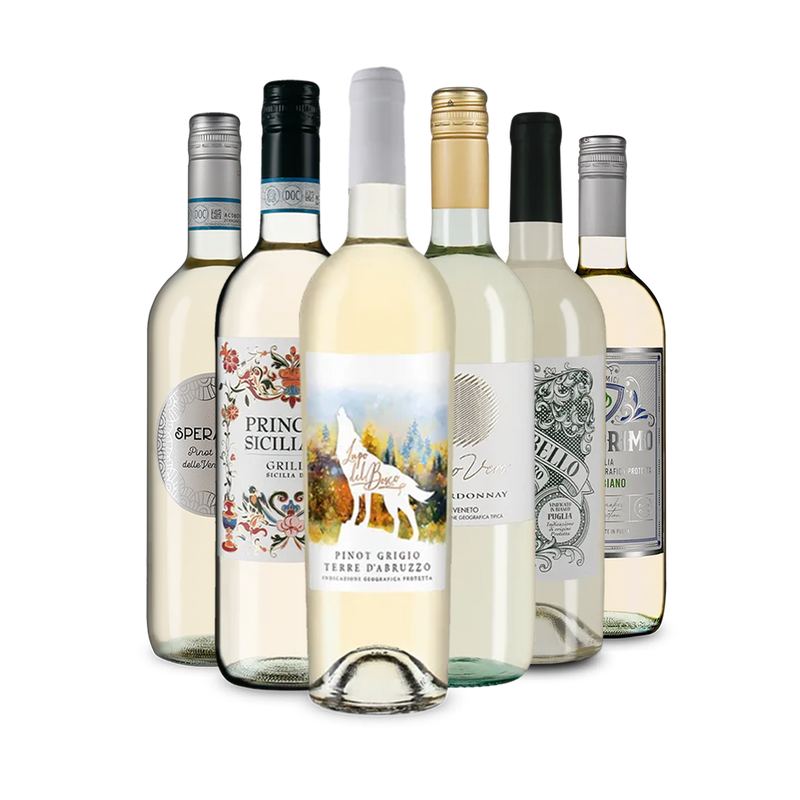 Italská bílá vína: Naše degustační hvězdy v exkluzivním balíčku – Gold
