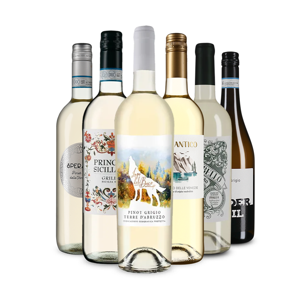 Italská bílá vína: Naše degustační hvězdy v exkluzivním balíčku