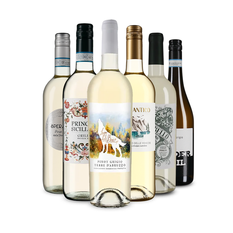 Italská bílá vína: Naše degustační hvězdy v exkluzivním balíčku