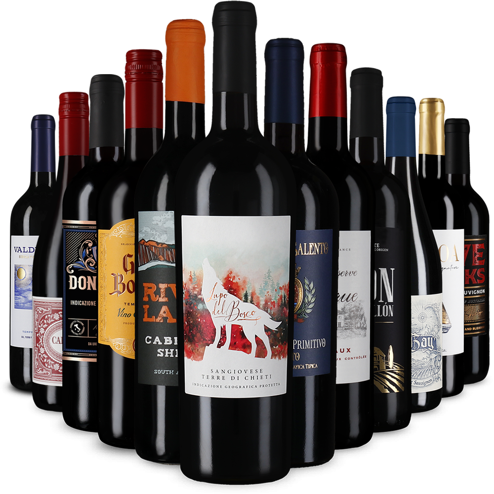 Vínokrálský poznávací balíček červených vín