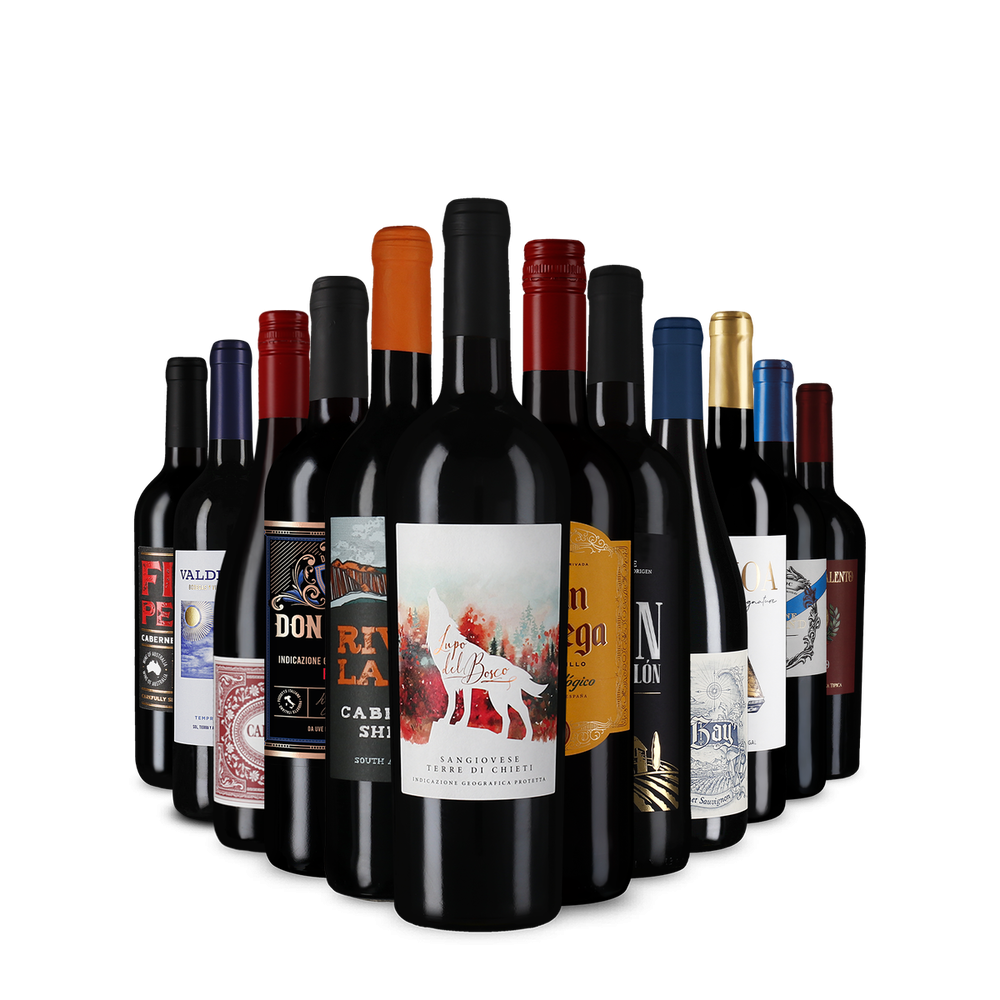 Vínokrálský poznávací balíček červených vín