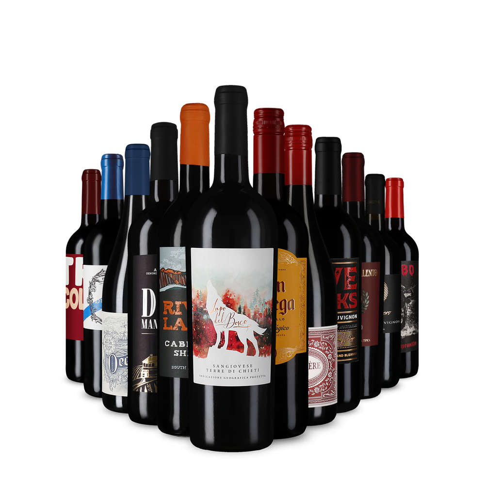 Vínokrálský poznávací balíček červených vín