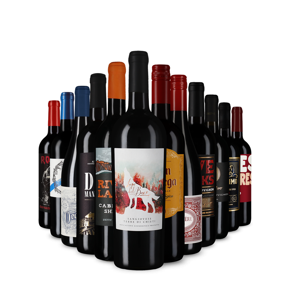 Vínokrálský poznávací balíček červených vín