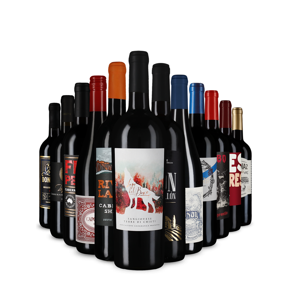 Vínokrálský poznávací balíček červených vín