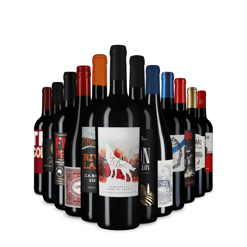 Vínokrálský poznávací balíček červených vín