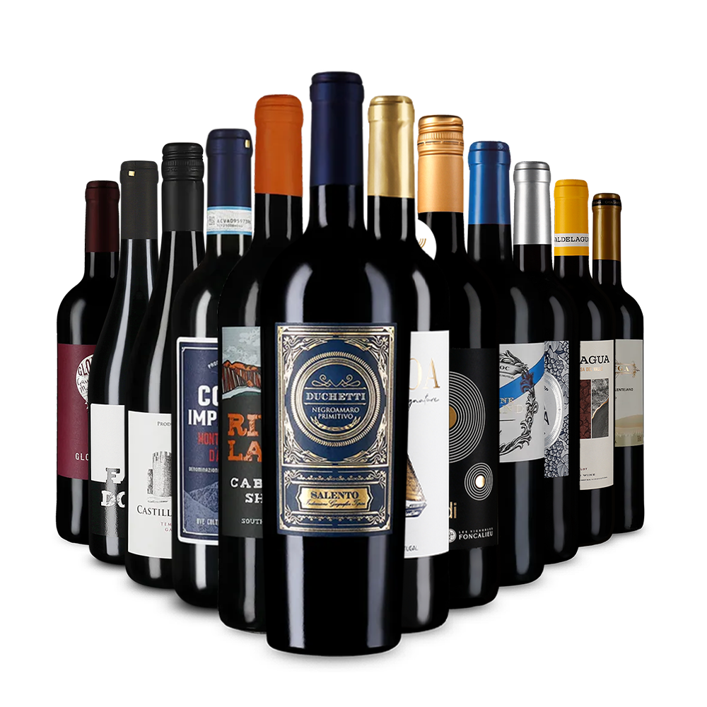 Vínokrálský poznávací balíček červených vín