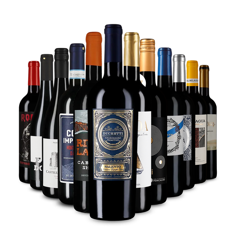 Vínokrálský poznávací balíček červených vín