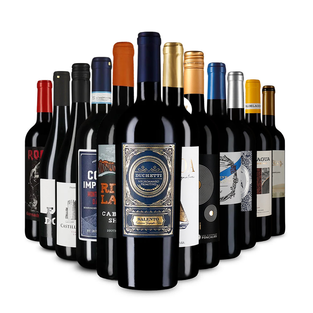 Vínokrálský poznávací balíček červených vín