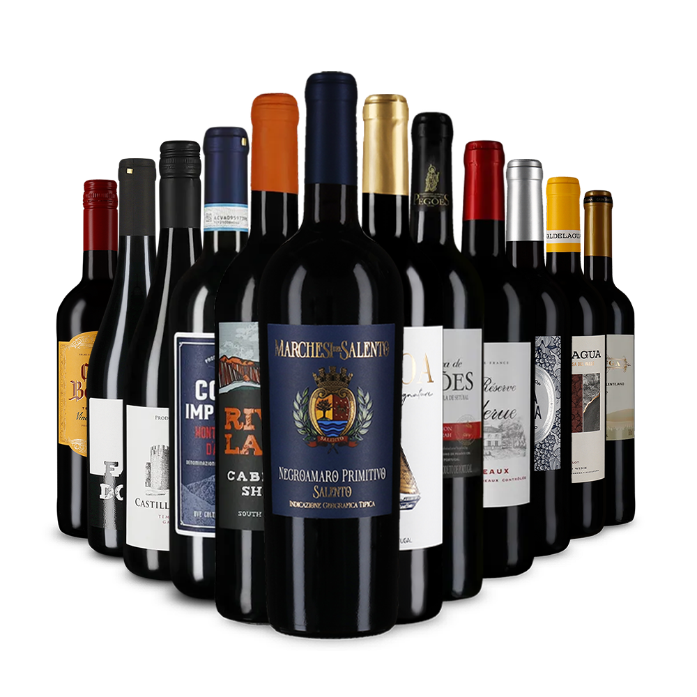 Vínokrálský poznávací balíček červených vín