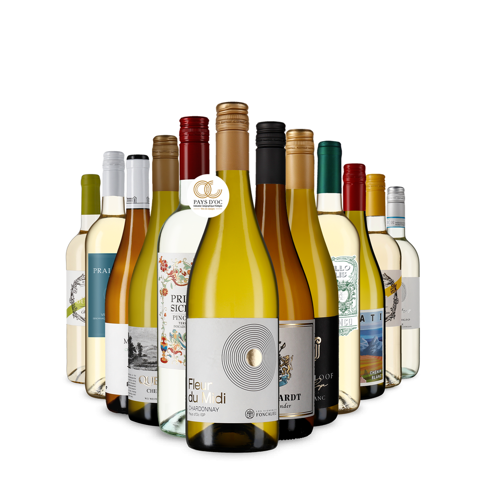 Vínokrálský poznávací balíček bílých vín