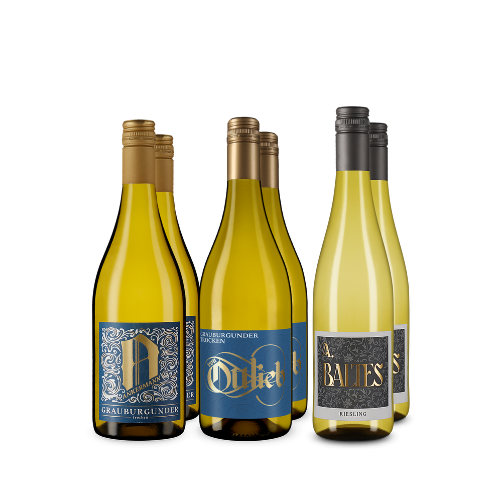 Německá bílá vína v jednom balíčku